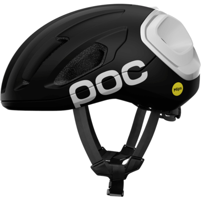 POC Amidal cykelhjälm MIPS uranium black matt/hydrogen white POC Amidal cykelhjälm MIPS uranium black matt/hydrogen white