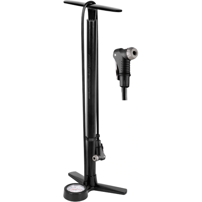 FORCE Magna 2.0 fotpump med manometer 11 bar/160 PSI svart FORCE Magna 2.0 fotpump med manometer 11 bar/160 PSI svart