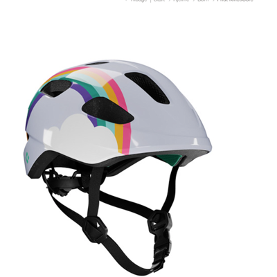 Lazer Pnut 2.0 KinetiCore cykelhjälm storlek 46-52 cm rainbow barn Lazer Pnut 2.0 KinetiCore cykelhjälm storlek 46-52 cm rainbow barn