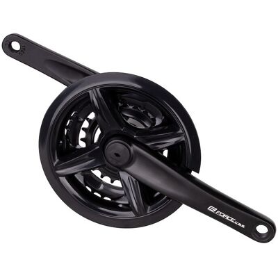 FORCE C8.5 vevparti 42/34/24 tands framdrev stål 175 mm alu pedalarmar för fyrkantig axel FORCE C8.5 vevparti 42/34/24 tands framdrev stål 175 mm alu pedalarmar för fyrkantig axel