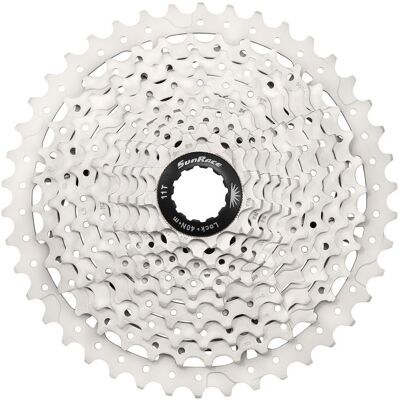 SunRace kassett 10 delad 11-40 silver SunRace kassett 10 delad 11-40 silver