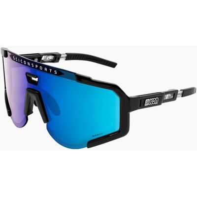 Scicon Aeroscope cykelglasögon black gloss multimirror blue Scicon Aeroscope cykelglasögon black gloss multimirror blue