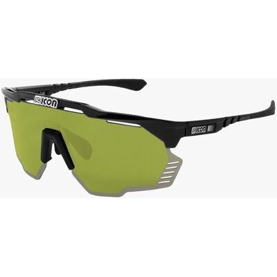 Scicon Aeroshade Kunken cykelglasögon Black Gloss Green Trail Scicon Aeroshade Kunken cykelglasögon Black Gloss Green Trail