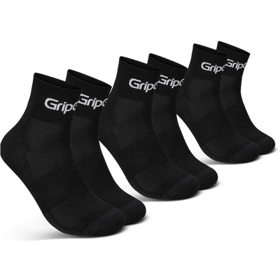 GripGrab RIDE low cut socks 3-pack cykelstrumpor svart GripGrab RIDE low cut socks 3-pack cykelstrumpor svart