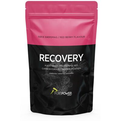 PurePower Recovery restitutionsdryck röda bär 400 g PurePower Recovery restitutionsdryck röda bär 400 g