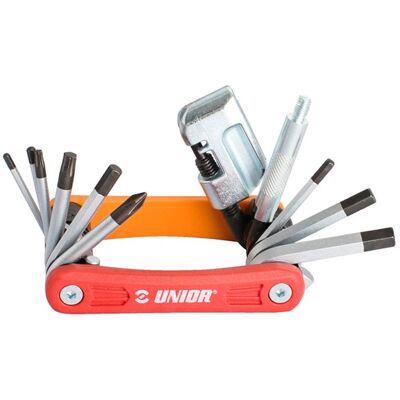 Unior Multitool Euro13 med 13 Funktioner Röd Unior Multitool Euro13 med 13 Funktioner Röd