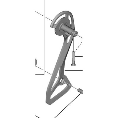 Shimano 105 ytterplatta och skruv till bakväxel modell RD-R7100 Shimano 105 ytterplatta och skruv till bakväxel modell RD-R7100