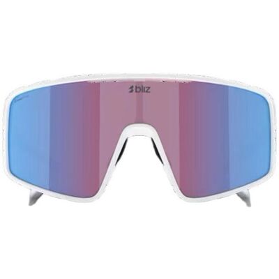 Bliz P001 XL cykelglasögon rose/violet mirror blue lens matte white Bliz P001 XL cykelglasögon rose/violet mirror blue lens matte white