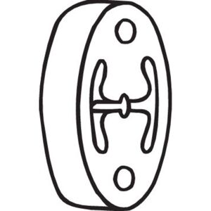 BOSAL Modell 255-212 Gummitätning - Utsläppssystem BOSAL Modell 255-212 Gummitätning - Utsläppssystem