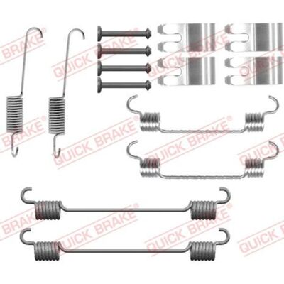 Tillbehörssats, Bromsbackar Quick Brake 105-0076 Tillbehörssats, Bromsbackar Quick Brake 105-0076