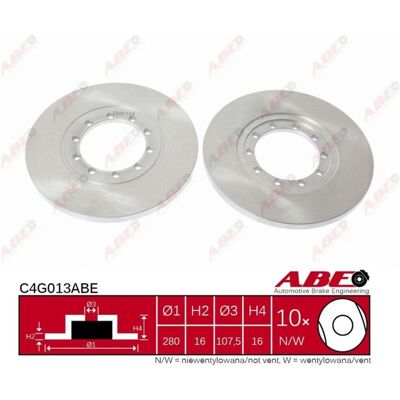 Bakbromsring C4G013ABE - Brake Disc Bakbromsring C4G013ABE - Brake Disc