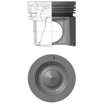 KOLBENSCHMIDT 40349600 Piston - 130mm, 3 st, motor KOLBENSCHMIDT 40349600 Piston - 130mm, 3 st, motor