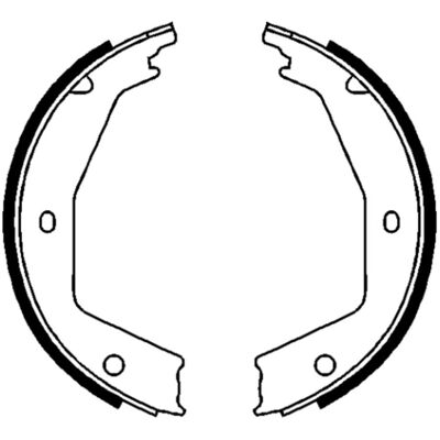 Bromsbackar, Sats, Parkeringsbroms Abe Crg001abe Bromsbackar, Sats, Parkeringsbroms Abe Crg001abe