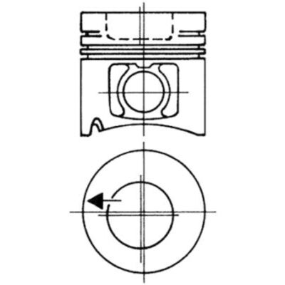 KOLBENSCHMIDT 93484602 Kolv - Cylinder 128mm - 3 st KOLBENSCHMIDT 93484602 Kolv - Cylinder 128mm - 3 st