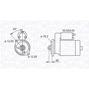 Magneti Marelli Startmotor Modell 063521230140 - Starter Magneti Marelli Startmotor Modell 063521230140 - Starter