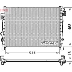 DENSO DRM09054 Radiator - Motor - Dodge Journey, Fiat Freemont DENSO DRM09054 Radiator - Motor - Dodge Journey, Fiat Freemont