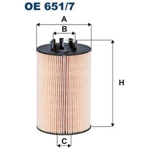 Filtron Oljefilter OE 651/7 - Kompatibel med OE 651/7 Filtron Oljefilter OE 651/7 - Kompatibel med OE 651/7