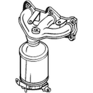 BOSAL 090-149 Katalysator - Euro 4 för Volkswagen, Seat, Skoda BOSAL 090-149 Katalysator - Euro 4 för Volkswagen, Seat, Skoda