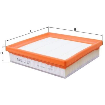 MAHLE LX 2871 Luftfilter - Högkvalitets patron MAHLE LX 2871 Luftfilter - Högkvalitets patron
