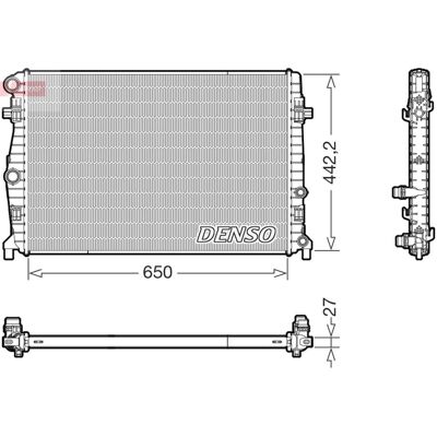 Jäähdytin, Moottorin Jäähdytys Denso Drm32058 Jäähdytin, Moottorin Jäähdytys Denso Drm32058