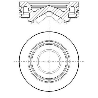 Kolv Mahle 061 Pi 00138 000 Kolv Mahle 061 Pi 00138 000