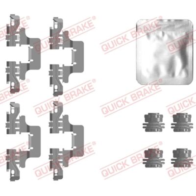 QUICK BRAKE Kit - Tillbehör till bromsbelägg för Audi A4, A5, A6, A7 QUICK BRAKE Kit - Tillbehör till bromsbelägg för Audi A4, A5, A6, A7