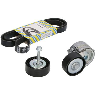 SNR KA852.04 V-ribbad remssats - Tillbehörsrem för Ford Mondeo 4, Volvo S80 II SNR KA852.04 V-ribbad remssats - Tillbehörsrem för Ford Mondeo 4, Volvo S80 II