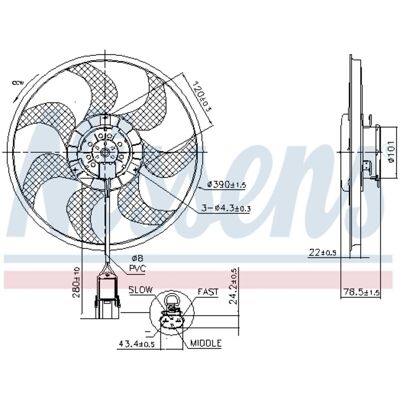 NISSENS 850070 Radiatorkylare - Kylsystem NISSENS 850070 Radiatorkylare - Kylsystem