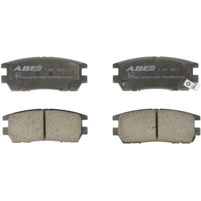 Bromsbeläggssats Abe C25005abe, Bak Bromsbeläggssats Abe C25005abe, Bak