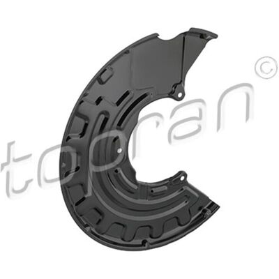 Topran Skyddsplatta för bromsskiva - Höger fram - Stål, 349mm Topran Skyddsplatta för bromsskiva - Höger fram - Stål, 349mm