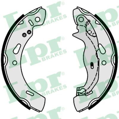 Ford bromsbackar set - Modell 01004 - Passar för Fiesta och Ka+ Ford bromsbackar set - Modell 01004 - Passar för Fiesta och Ka+