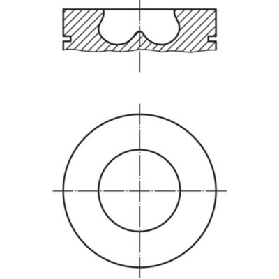 MAHLE 013 PI 00107 000 Piston - Motordelar MAHLE 013 PI 00107 000 Piston - Motordelar