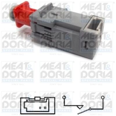 Meat & Doria MD35066 - Bromsljusbrytare Meat & Doria MD35066 - Bromsljusbrytare