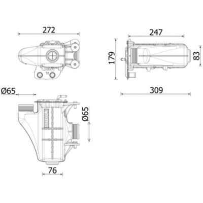 Insugningsluftkylare Mahle Ci 671 000p Insugningsluftkylare Mahle Ci 671 000p
