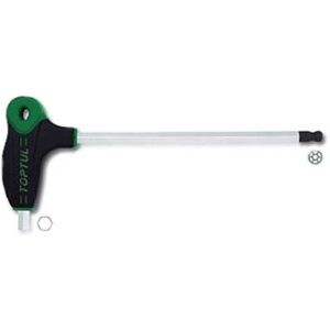 TOPTUL Hexnyckel 10 mm - L-formad handtag med kulahuvud TOPTUL Hexnyckel 10 mm - L-formad handtag med kulahuvud