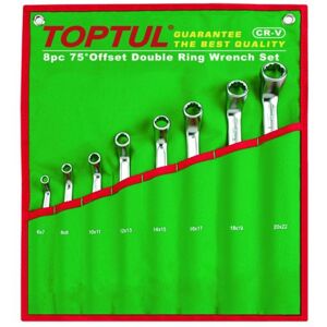 TOPTUL GAAA0810 Dubbelring Nyckelsats - Verktygssats TOPTUL GAAA0810 Dubbelring Nyckelsats - Verktygssats