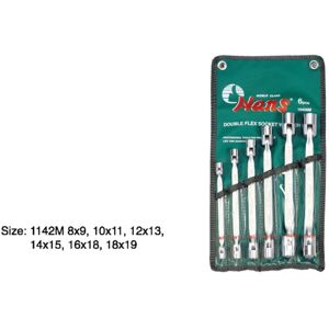 HANS 6-delat sockelnyckelsats - 8mm-19mm med led HANS 6-delat sockelnyckelsats - 8mm-19mm med led