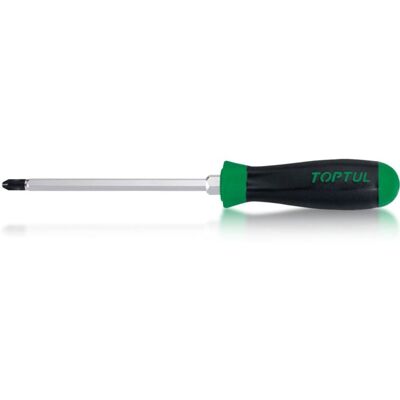 Phillips PH2 skruvmejsel - 100mm Med Sexkantig Skaft Phillips PH2 skruvmejsel - 100mm Med Sexkantig Skaft