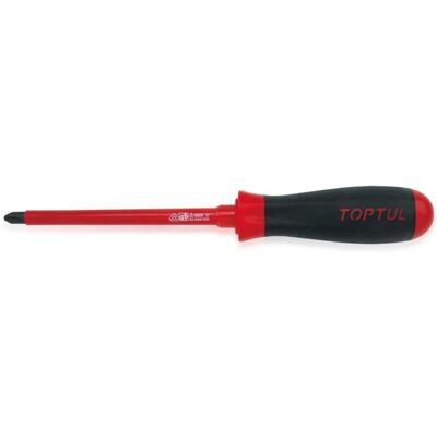 Skruvmejsel PH1 TOPTUL - Isolerad - 205mm - Handverktyg Skruvmejsel PH1 TOPTUL - Isolerad - 205mm - Handverktyg