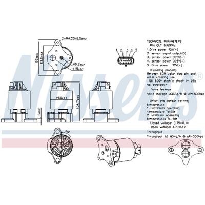 Nissens 12101013 Aluminium EGR-ventil - EGR-ventil Nissens 12101013 Aluminium EGR-ventil - EGR-ventil