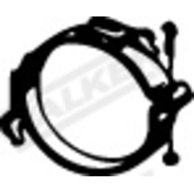 WALKER 80681 Avgasclipps - M6, 85mm Diameter, 122mm Length WALKER 80681 Avgasclipps - M6, 85mm Diameter, 122mm Length