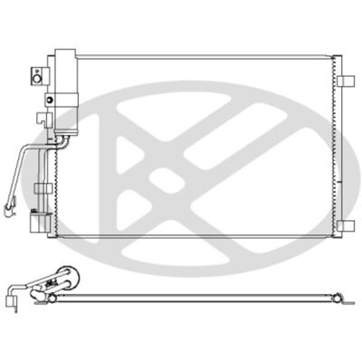 A/c-Kondensor Koyorad Cd020462 A/c-Kondensor Koyorad Cd020462