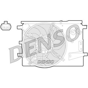 DENSO DER09053 Fläkt, Luftkonditionering - Fläkt, Luftkonditionering DENSO DER09053 Fläkt, Luftkonditionering - Fläkt, Luftkonditionering
