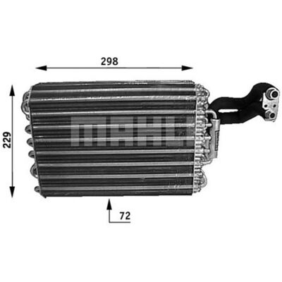 MAHLE Avdunstare - AE 31 000S - för fordon med vänster/höger styrning MAHLE Avdunstare - AE 31 000S - för fordon med vänster/höger styrning