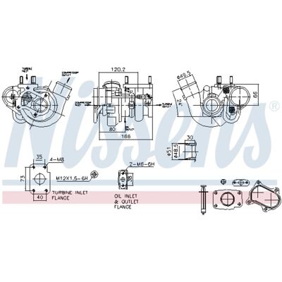 Nissens Modell 93473 Turbo - Turbo för IVECO, Mitsubishi, Alanko, Be Turbo Nissens Modell 93473 Turbo - Turbo för IVECO, Mitsubishi, Alanko, Be Turbo