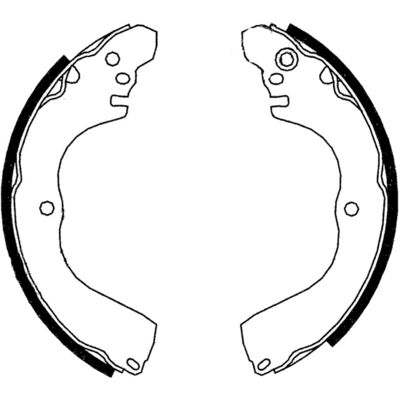 Baktillbehörsbeläggning ABE C05064ABE - Brake Shoes Baktillbehörsbeläggning ABE C05064ABE - Brake Shoes