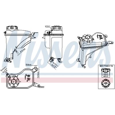 NISSENS 996268 Expansionsbehållare med sensor - Bildel NISSENS 996268 Expansionsbehållare med sensor - Bildel