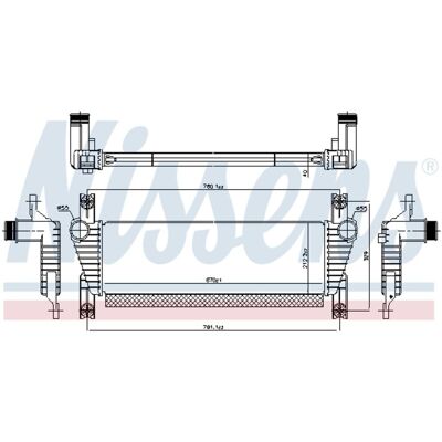 NISSENS 961581 Intercooler - Ford Ranger Mk3 NISSENS 961581 Intercooler - Ford Ranger Mk3