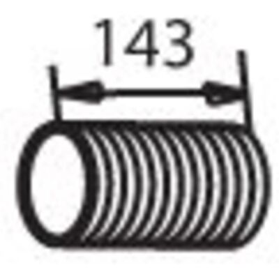 DINEX 81728 Flexibel avgasrör - Avgasystem DINEX 81728 Flexibel avgasrör - Avgasystem