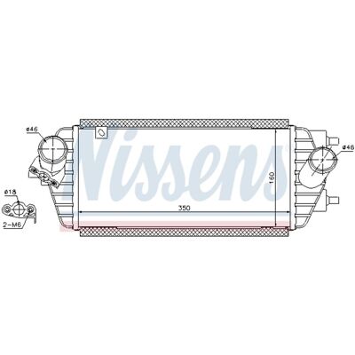 NISSENS 96456 Intercooler - Luftkylning, Aluminium, 2-års garanti NISSENS 96456 Intercooler - Luftkylning, Aluminium, 2-års garanti